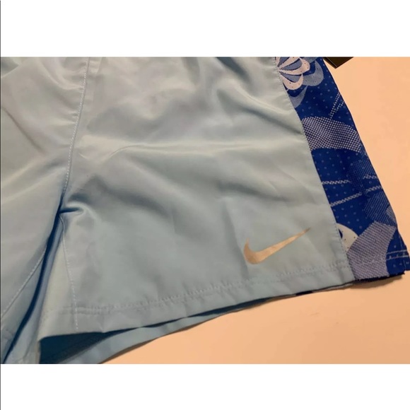 NWT NIKE Dry Running Dri Fit Girls Shorts Blue 🍁 - Picture 2 of 8